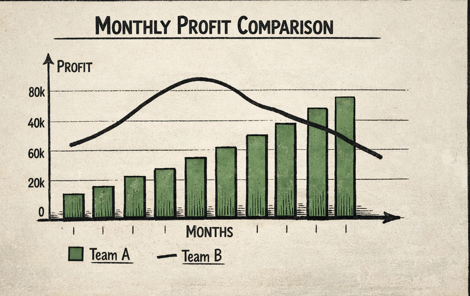teams with different performance