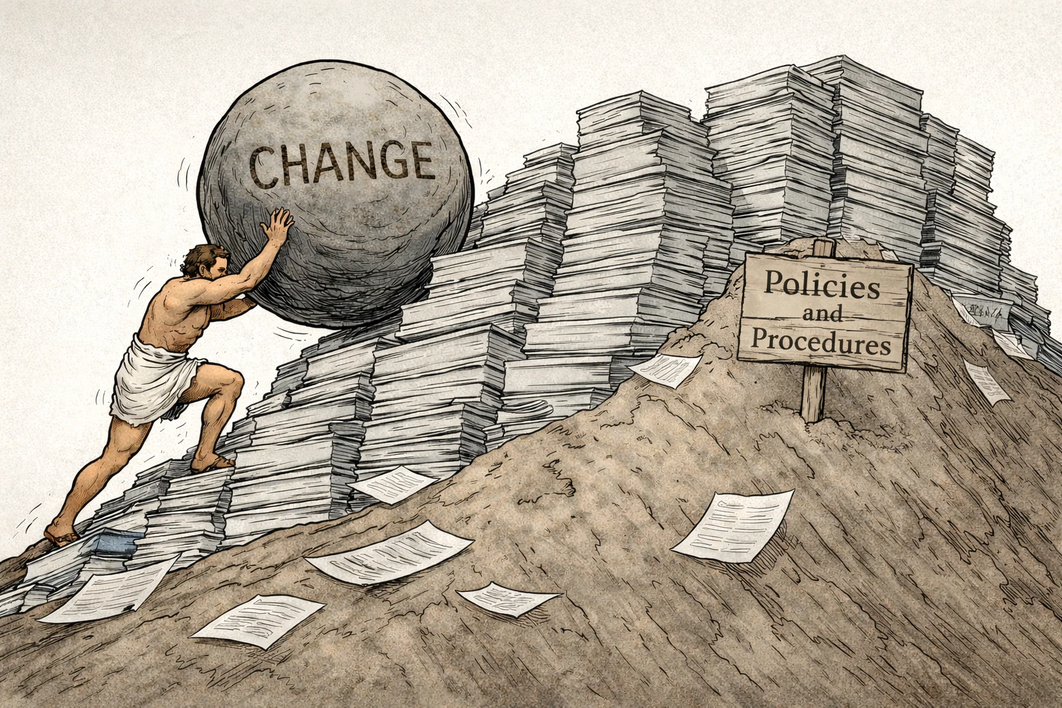 Sisyphus and the mountain of policy